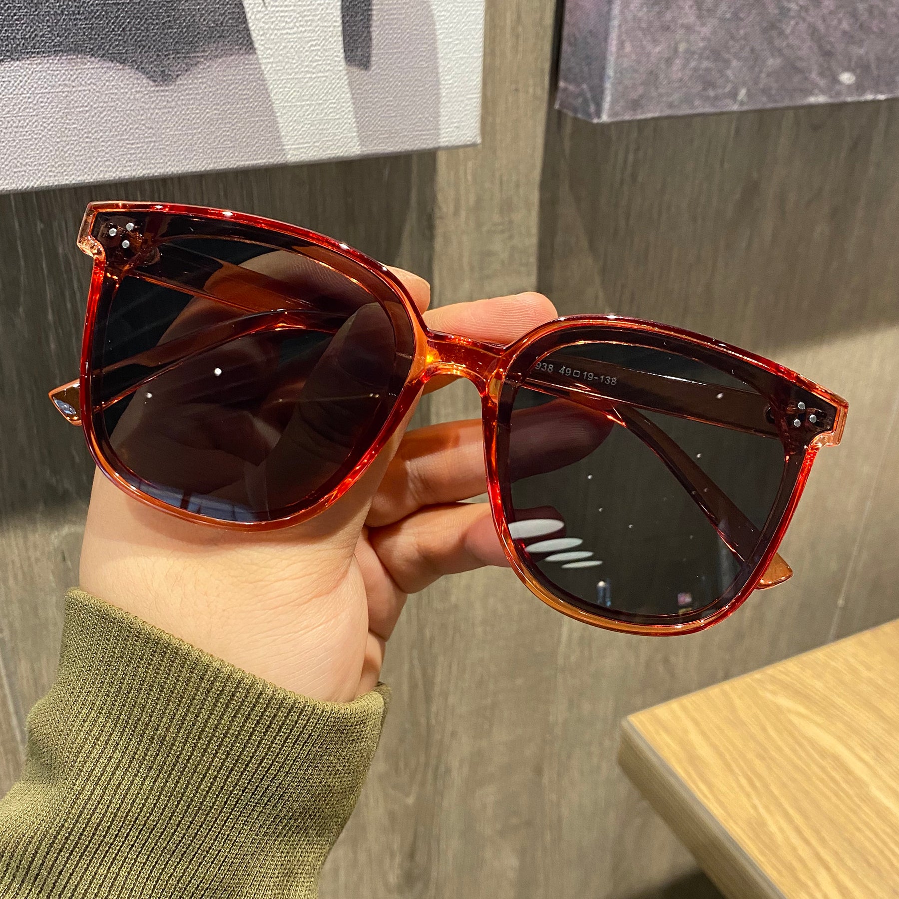 Trendy Oversized Big Frame Square Sunglasses Women Outdoor Shade Glasses  Eyewear | eBay